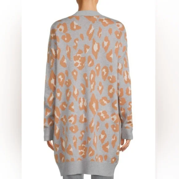 David Button Cybille leopard print cardigan XL - Picture 3 of 9